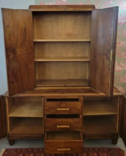 Ensemble bureau et bibliothèque art-déco