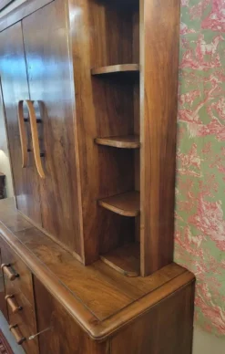 Ensemble bureau et bibliothèque art-déco