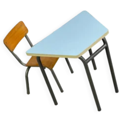 Ensemble bureau et chaise écolier Mullca