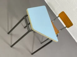 Ensemble bureau et chaise écolier Mullca