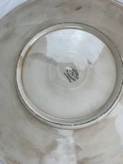 Ensemble Capodimonte – Coupe sur piédouche et plat décoratif