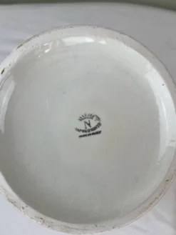 Ensemble Capodimonte – Coupe sur piédouche et plat décoratif