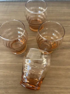 Ensemble carafe et 4 verres