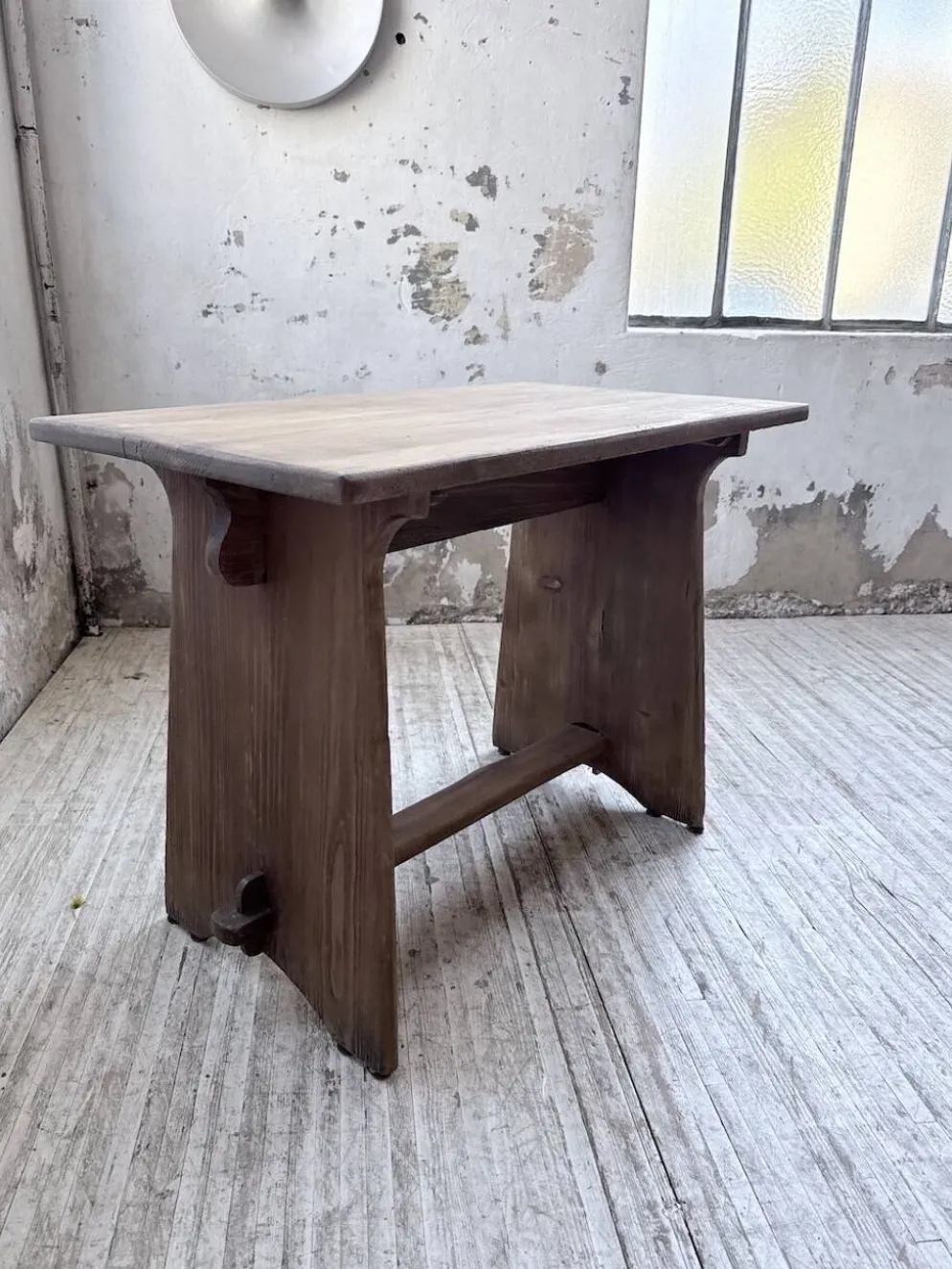 Ensemble chaise bureau brutaliste 1950