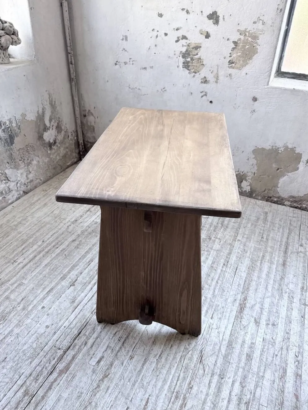 Ensemble chaise bureau brutaliste 1950