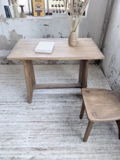 Ensemble chaise bureau brutaliste 1950