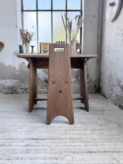 Ensemble chaise bureau brutaliste 1950