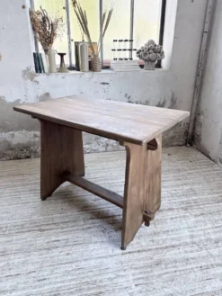 Ensemble chaise bureau brutaliste 1950