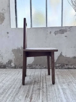 Ensemble chaise bureau brutaliste 1950