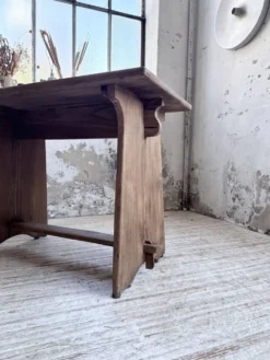 Ensemble chaise bureau brutaliste 1950