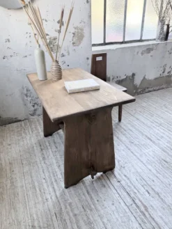 Ensemble chaise bureau brutaliste 1950