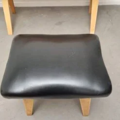 Ensemble coiffeuse et tabouret de style moderne hollandais en contreplaqué de bouleau, conçu par Cees Braakman pour Pastoe, 1951