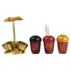 Ensemble condimentaire sel et poivre, Richard Rohac, Autriche, 1950s