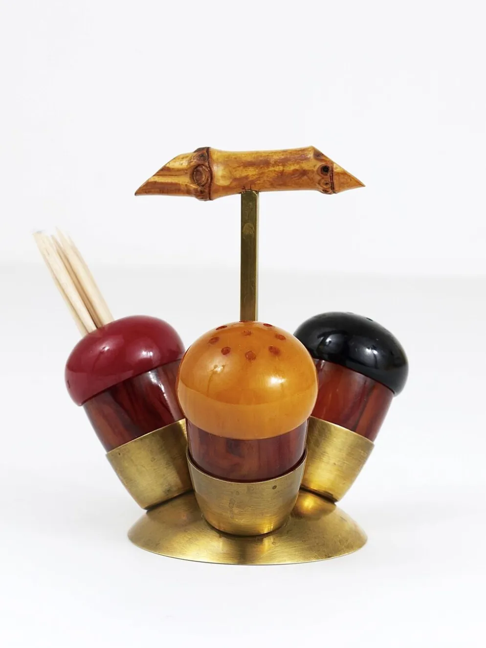 Ensemble condimentaire sel et poivre, Richard Rohac, Autriche, 1950s