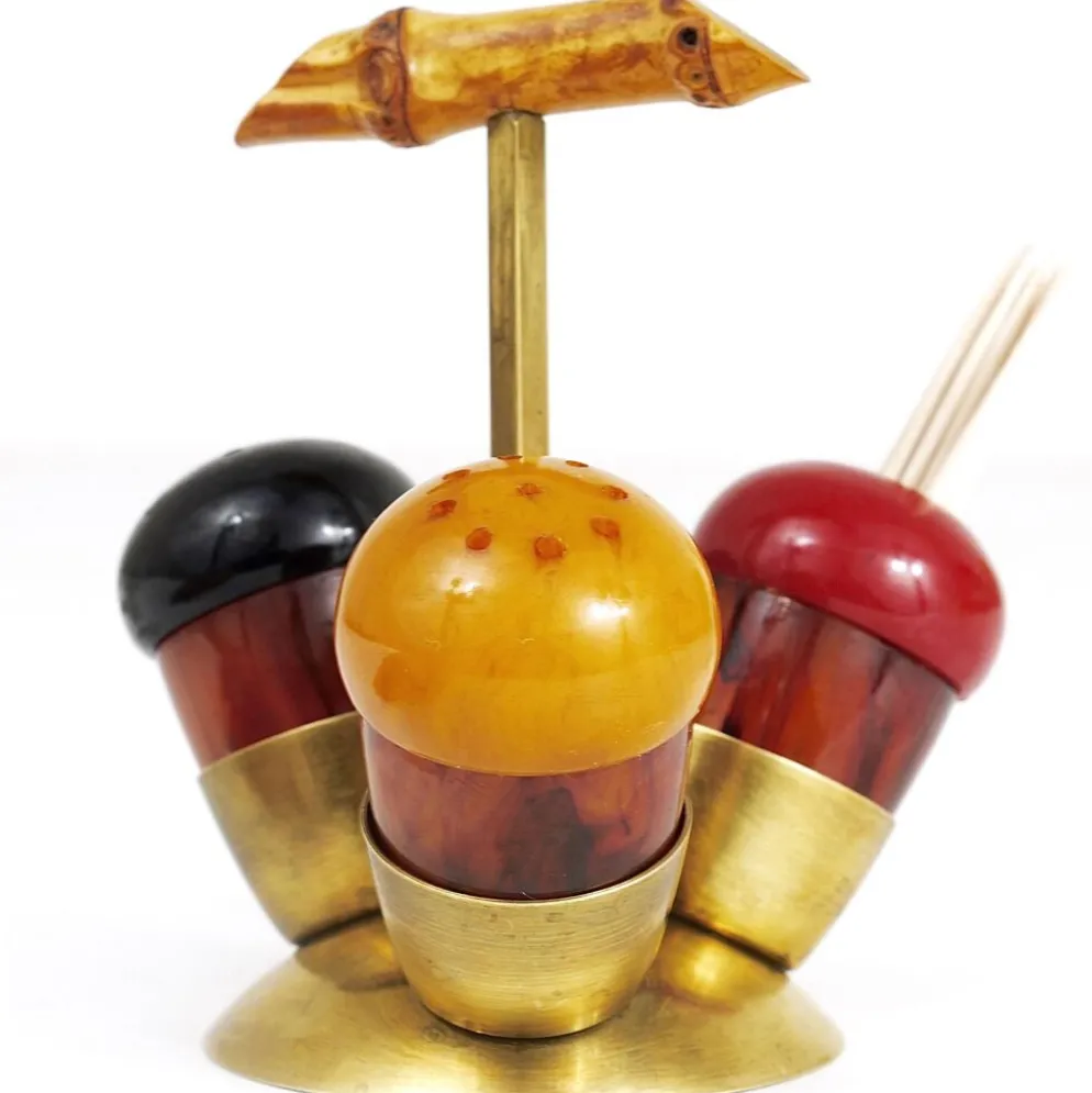 Ensemble condimentaire sel et poivre, Richard Rohac, Autriche, 1950s