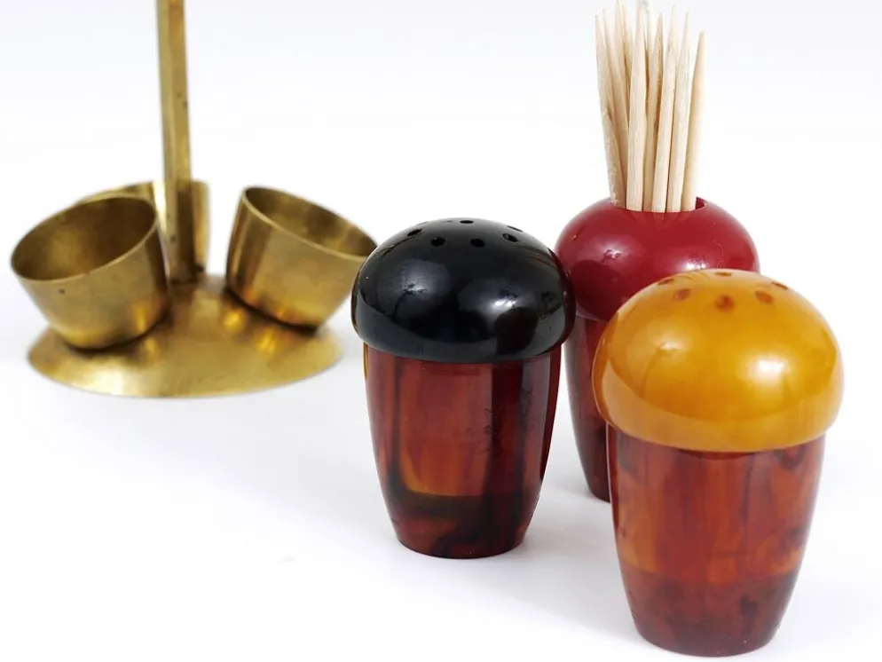 Ensemble condimentaire sel et poivre, Richard Rohac, Autriche, 1950s