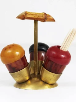 Ensemble condimentaire sel et poivre, Richard Rohac, Autriche, 1950s