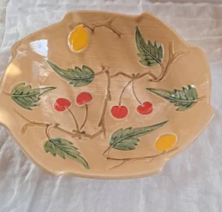 Ensemble coupe à fruits et seau à glaçons en céramique Poët-Laval — An