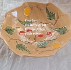 Ensemble coupe à fruits et seau à glaçons en céramique Poët-Laval — An