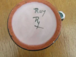 Ensemble céramique atelier montgolfier yvan roy - coquetier- pot- tasse