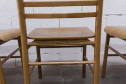 Ensemble Danois table transformable 114 cm /154 + 4 chaises moderniste 1970