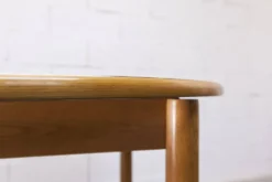 Ensemble Danois table transformable 114 cm /154 + 4 chaises moderniste 1970