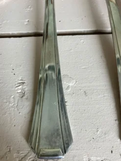 Ensemble de 12 anciennes cuillères à soupe Arr déco Argental