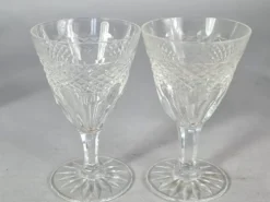 Ensemble de 6 anciens verres aperitif cristal taillé. Parfait état. SC