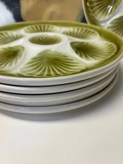 Ensemble de 6 assiettes coquillages Moulin des loups