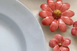Ensemble de 4 assiettes creuses Moulin des Loups, vintage français, rustique