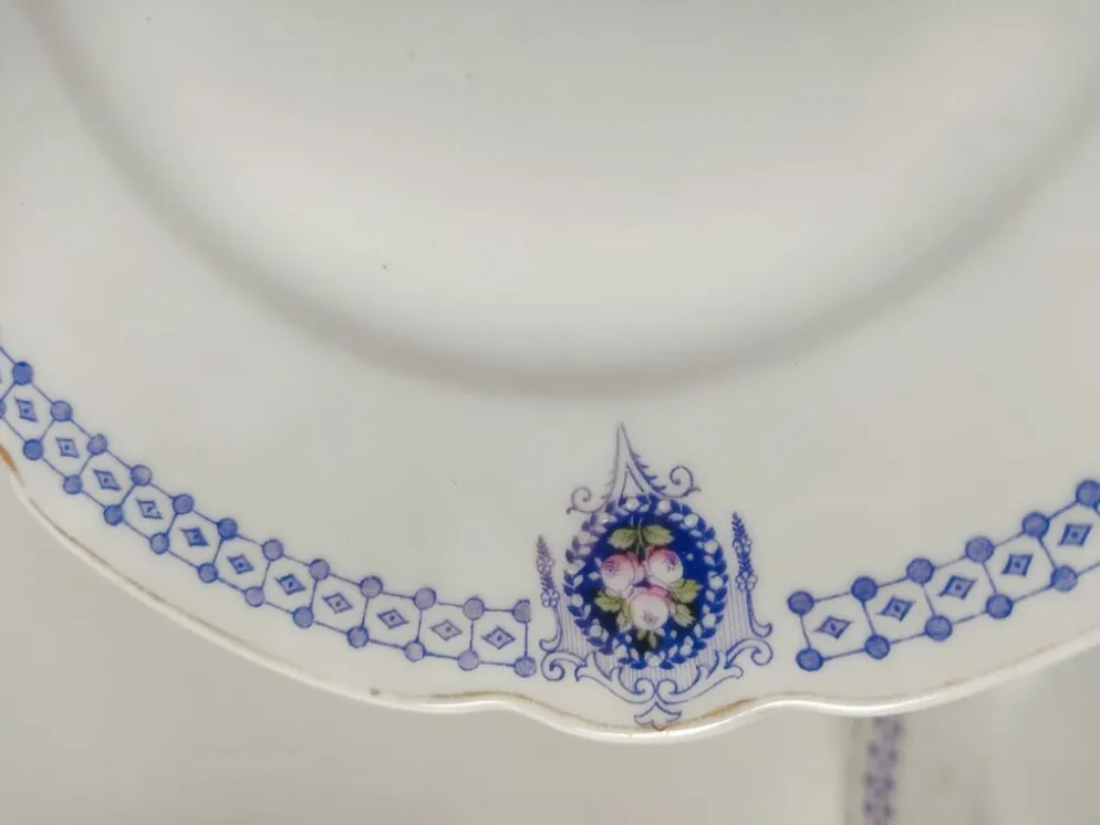Ensemble de 7 assiettes à dessert Muller Selb
