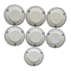 Ensemble de 7 assiettes à dessert Muller Selb