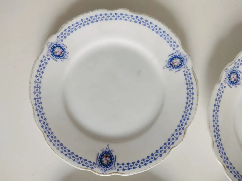 Ensemble de 7 assiettes à dessert Muller Selb