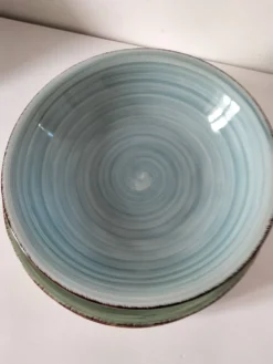 Ensemble de 7 assiettes plates et creuses vintage