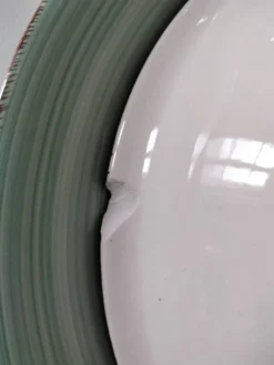 Ensemble de 7 assiettes plates et creuses vintage