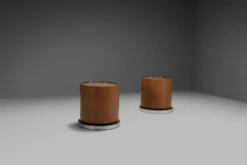 Ensemble de barres rondes en bois par Mario Sabot, Italie, années 1970