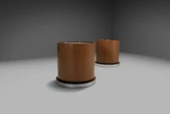 Ensemble de barres rondes en bois par Mario Sabot, Italie, années 1970