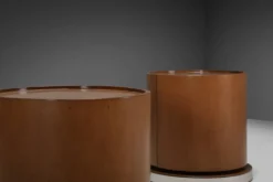 Ensemble de barres rondes en bois par Mario Sabot, Italie, années 1970