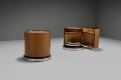 Ensemble de barres rondes en bois par Mario Sabot, Italie, années 1970