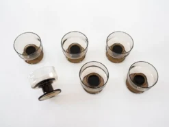 Ensemble de bols à dessert, design italien, années 1970, fabriqué en Italie.