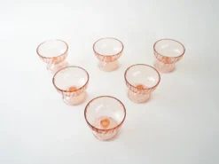 Ensemble de bols à dessert, design italien, années 1970, production : Italie