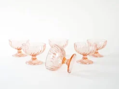 Ensemble de bols à dessert, design italien, années 1970, production : Italie