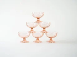 Ensemble de bols à dessert, design italien, années 1970, production : Italie