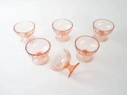 Ensemble de bols à dessert, design italien, années 1970, production : Italie