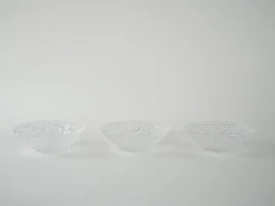 Ensemble de bols en verre, design italien, années 1970, production : Italie