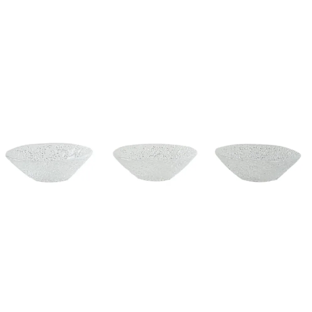 Ensemble de bols en verre, design italien, années 1970, production : Italie