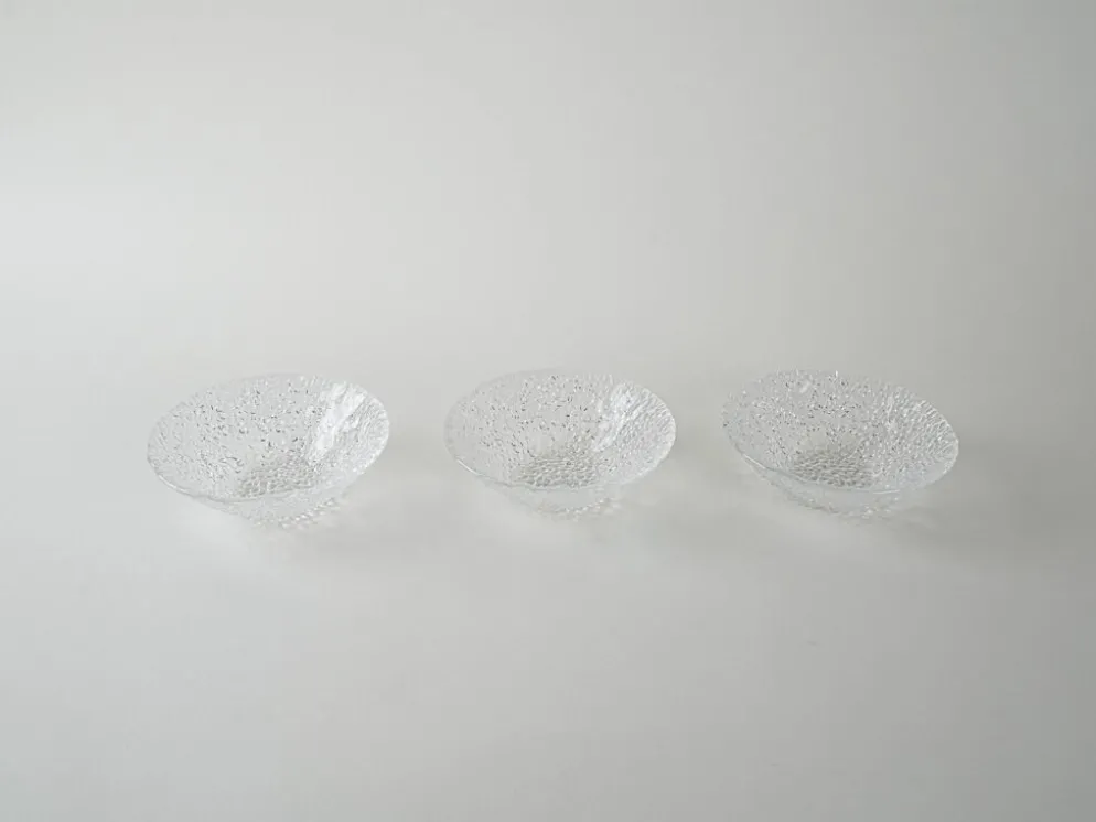 Ensemble de bols en verre, design italien, années 1970, production : Italie