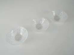 Ensemble de bols en verre, design italien, années 1970, production : Italie