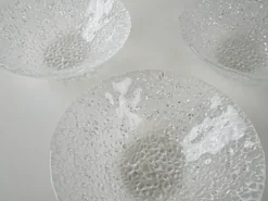 Ensemble de bols en verre, design italien, années 1970, production : Italie