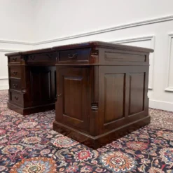 Ensemble de bureau anglais classique avec chaises de bureau